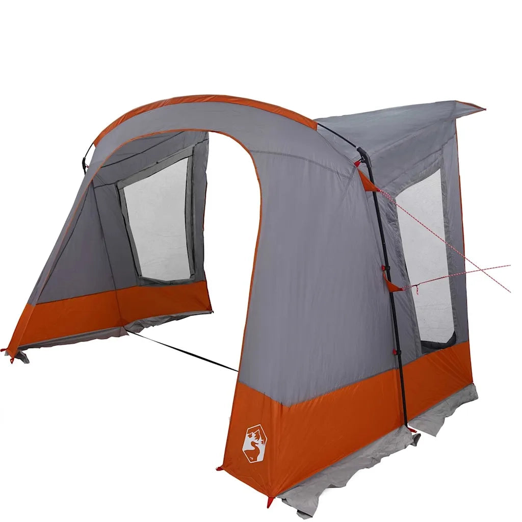 Tenda da Carovana per 3 Persone con tetto Grigio e arancione 42001082