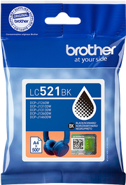 Brother LC521BK cartuccia d'inchiostro 1 pz Originale Nero