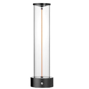 Trade Shop - Lampada Da Tavolo Scrivania Led 3w Filamento Flessibile Magnetico Lume Ricaricabile D39 - Grigio Scuro