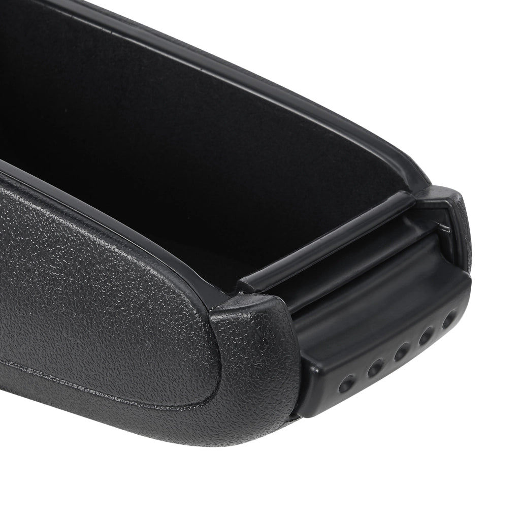 Bracciolo Centrale per Opel Corsa F - Similpelle Nero con Cucitura Bianca pro.tec