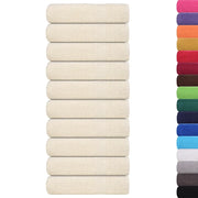 Asciugamani da bagno FROGN 10 pz Crema 100x150 cm 360 g/m² 137006