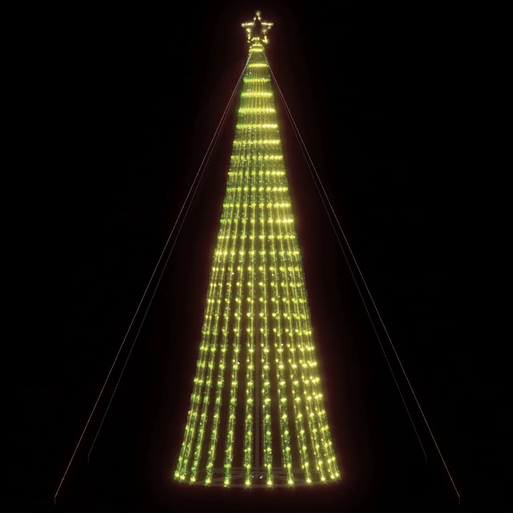 Albero di Natale | Decorazioni natalizie a LED 1028 LED Bianco Caldo 403 cm
