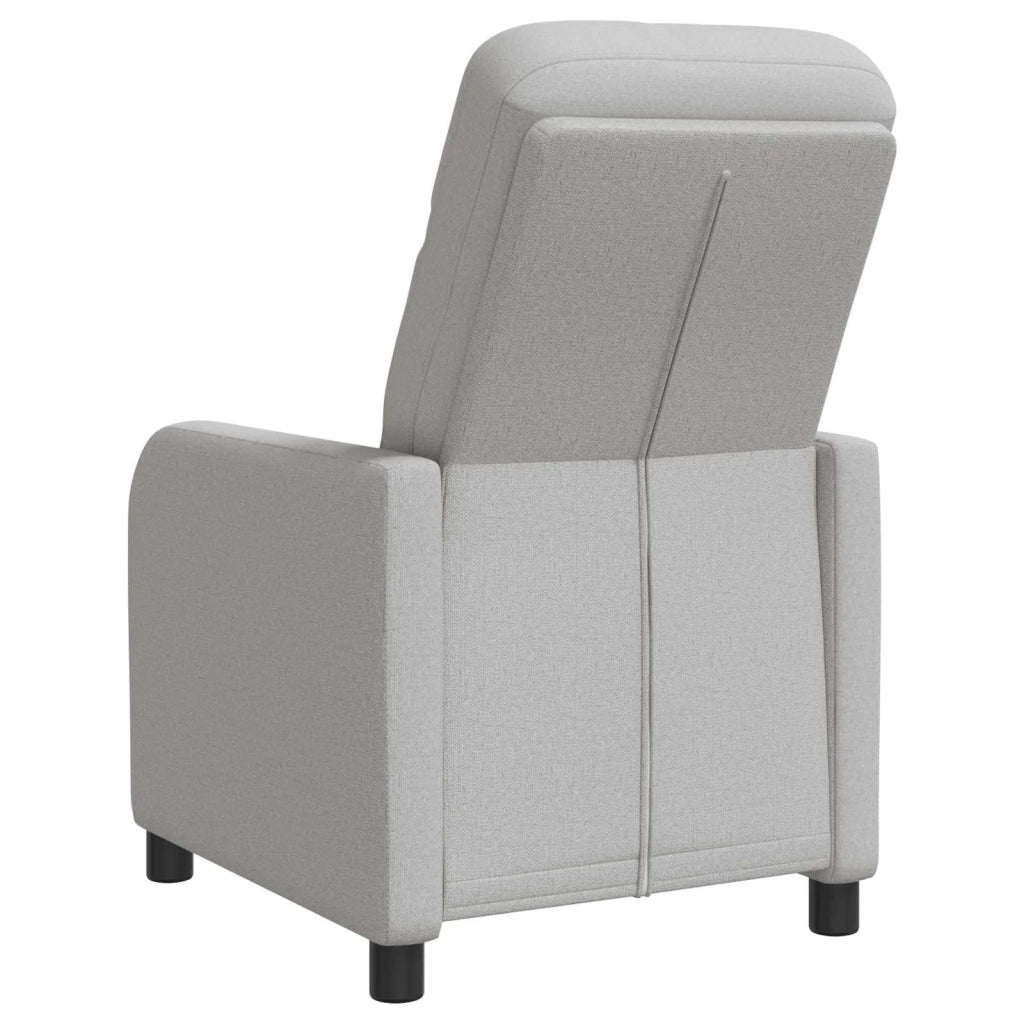 Divano Sedia-Poltrona reclinabile Grigio Nuvola Tessuto 688554