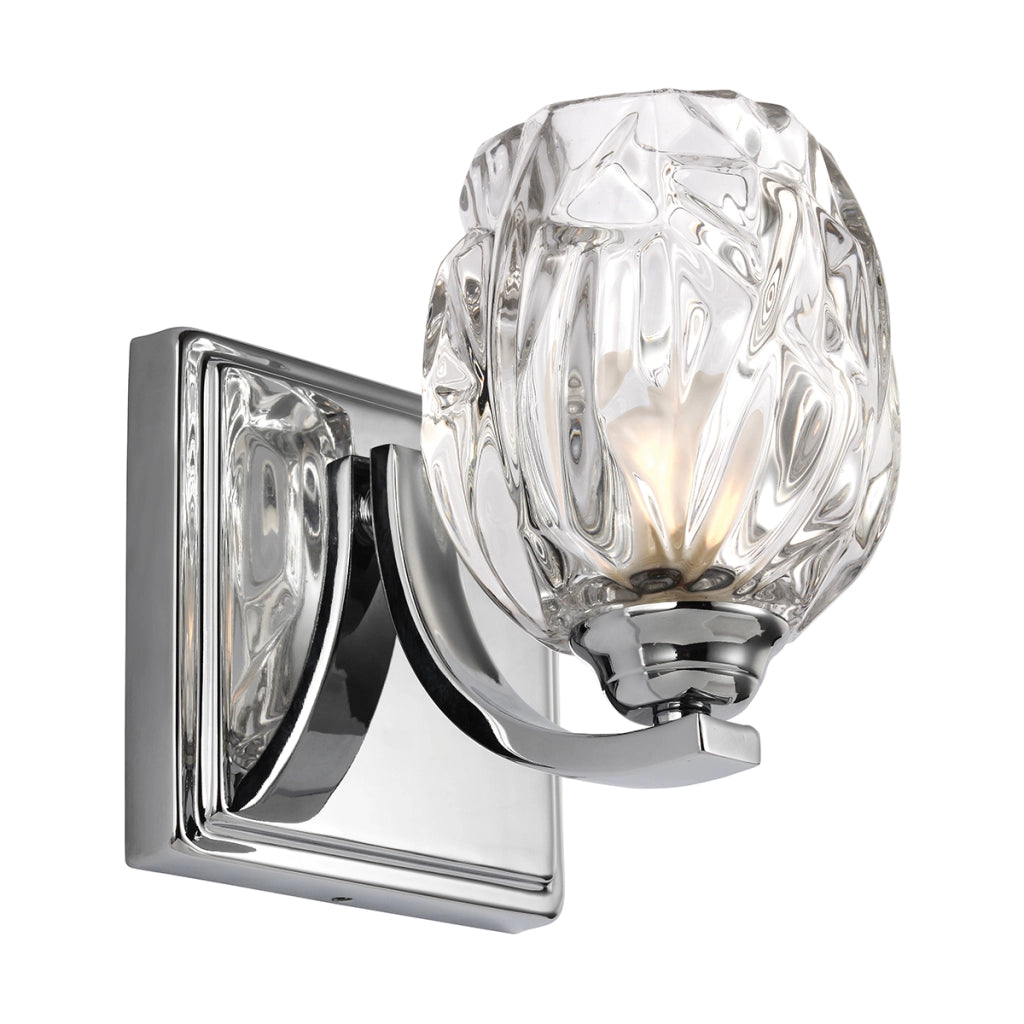 Applique Kalli cristallo cromo lucido 1 luce G9 3W Feiss