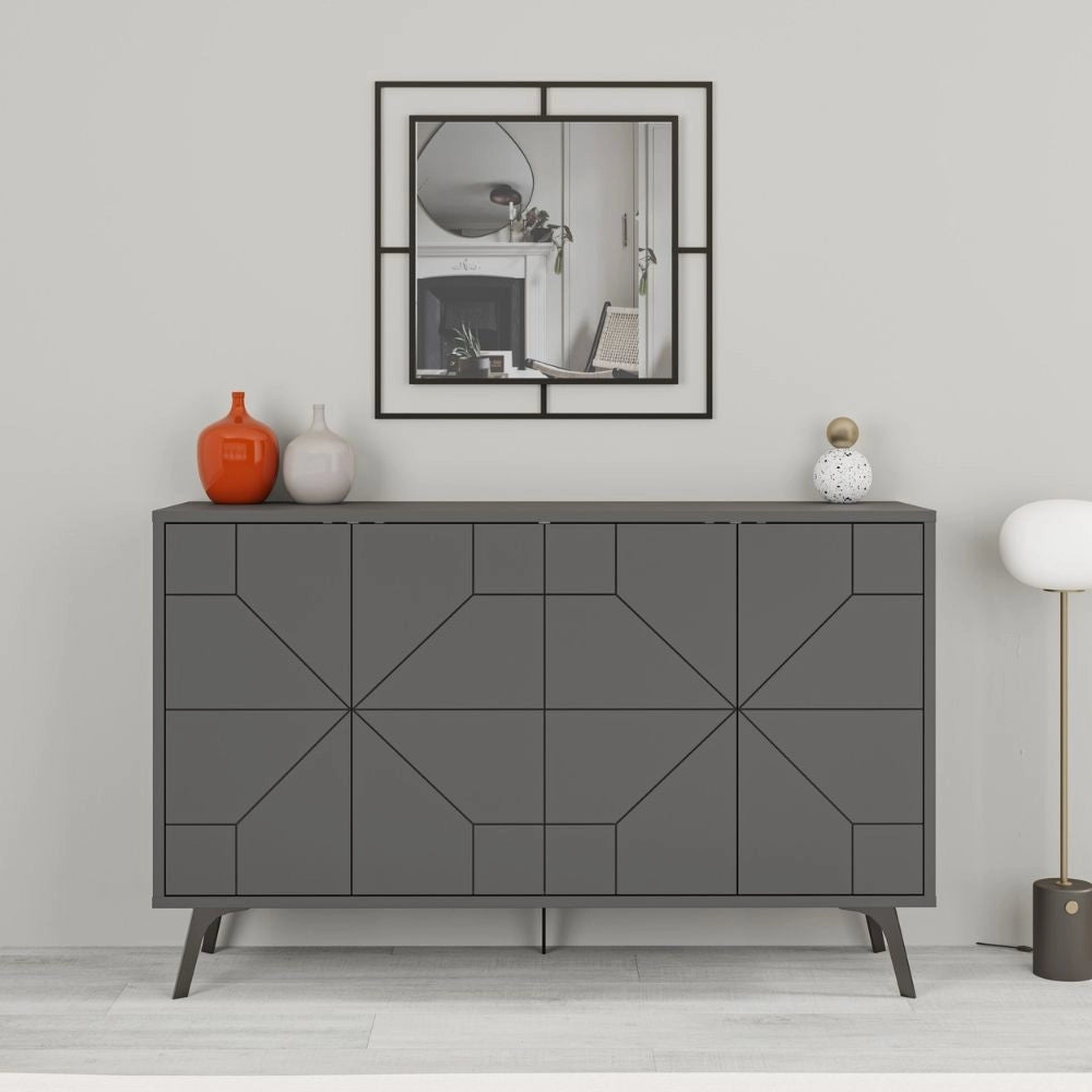Madia antracite 123x35x77,4 cm