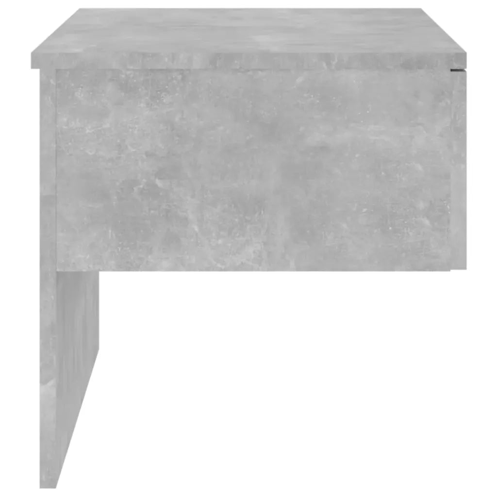Comodino a Muro Grigio Cemento cod mxl 30686