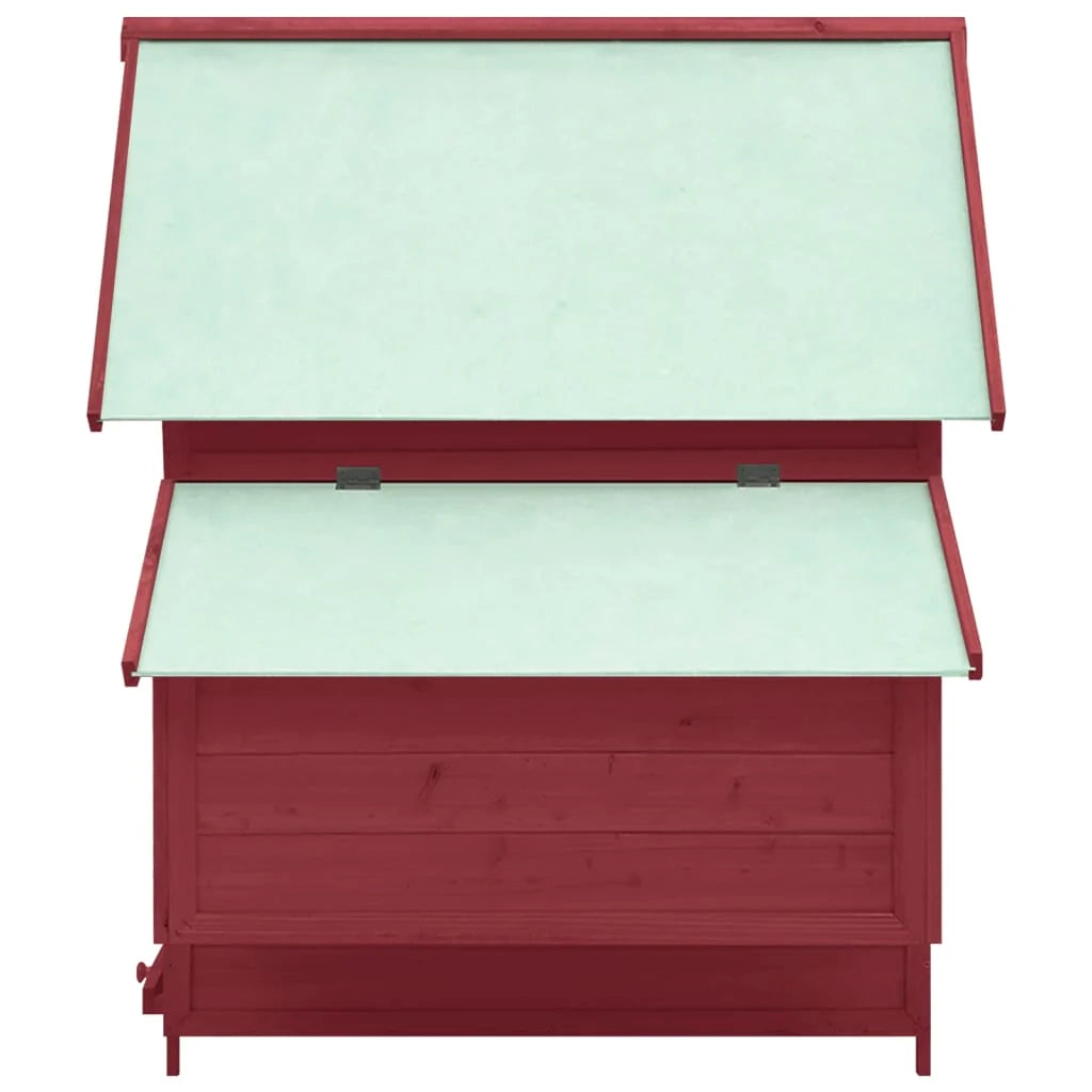 Pollaio 152 x 96 x 110 cm in legno massello di abete rosso e bianco 02_0001709