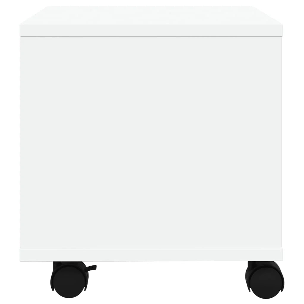 Supporto per stampante tavolo/scrivania con ruote 41 x 32 x 34,5 cm bianco 02_0044741