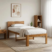 Letto Singolo con Testiera ROSTOCK Naturale 80 x 200 cm 903453