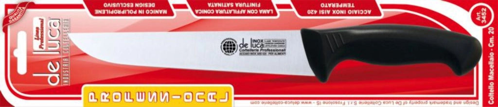 Coltello Macellaio Inox M.Plast.Cm20 - De Luca Coltellerie