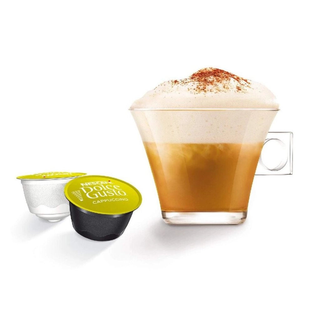 Nescafe' dolce gusto cappuccino caffe' in capsule multipack 3 confezioni da 16 capsule ciascuna