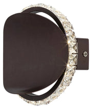 Applique LED 6W cristallo glamour bronzo Capriana Rabalux