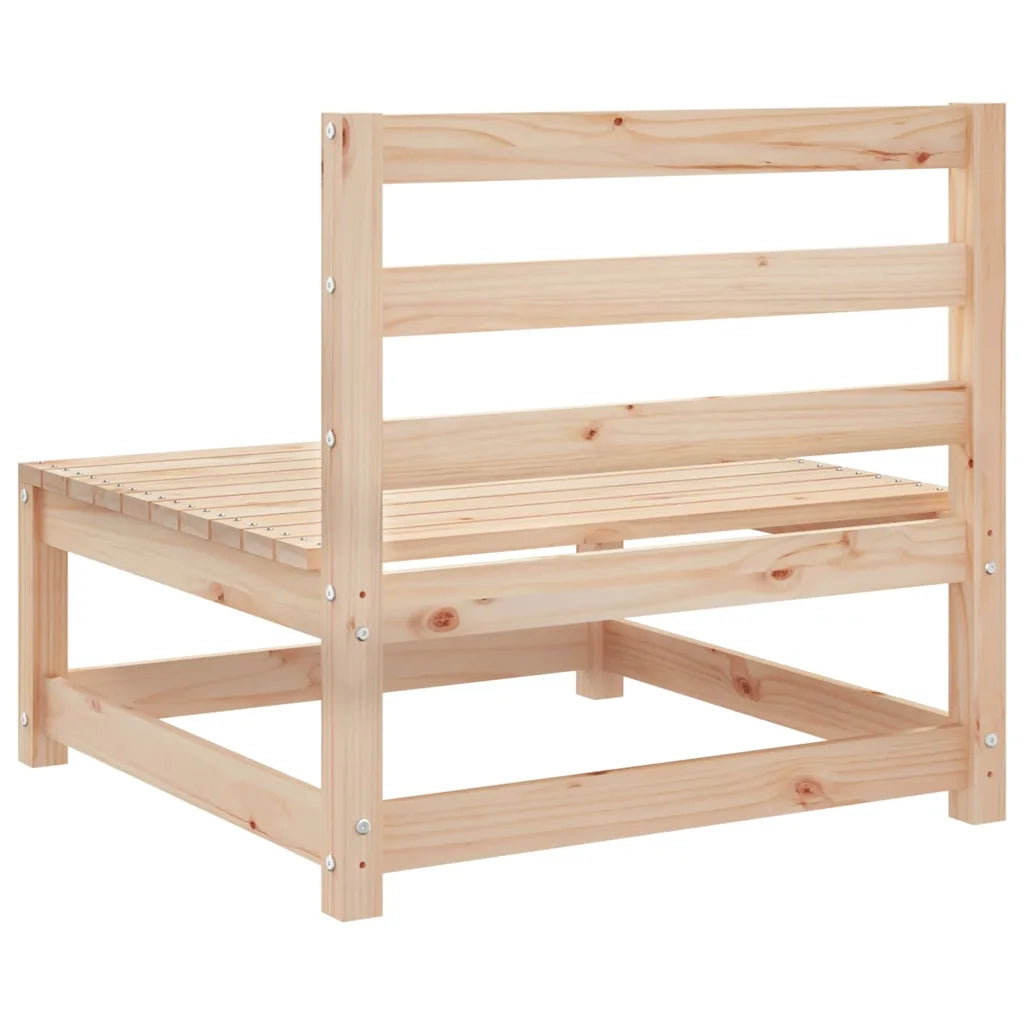 Divani da Giardino Senza Braccioli 2pz 70x70x67cm Massello Pino 837921