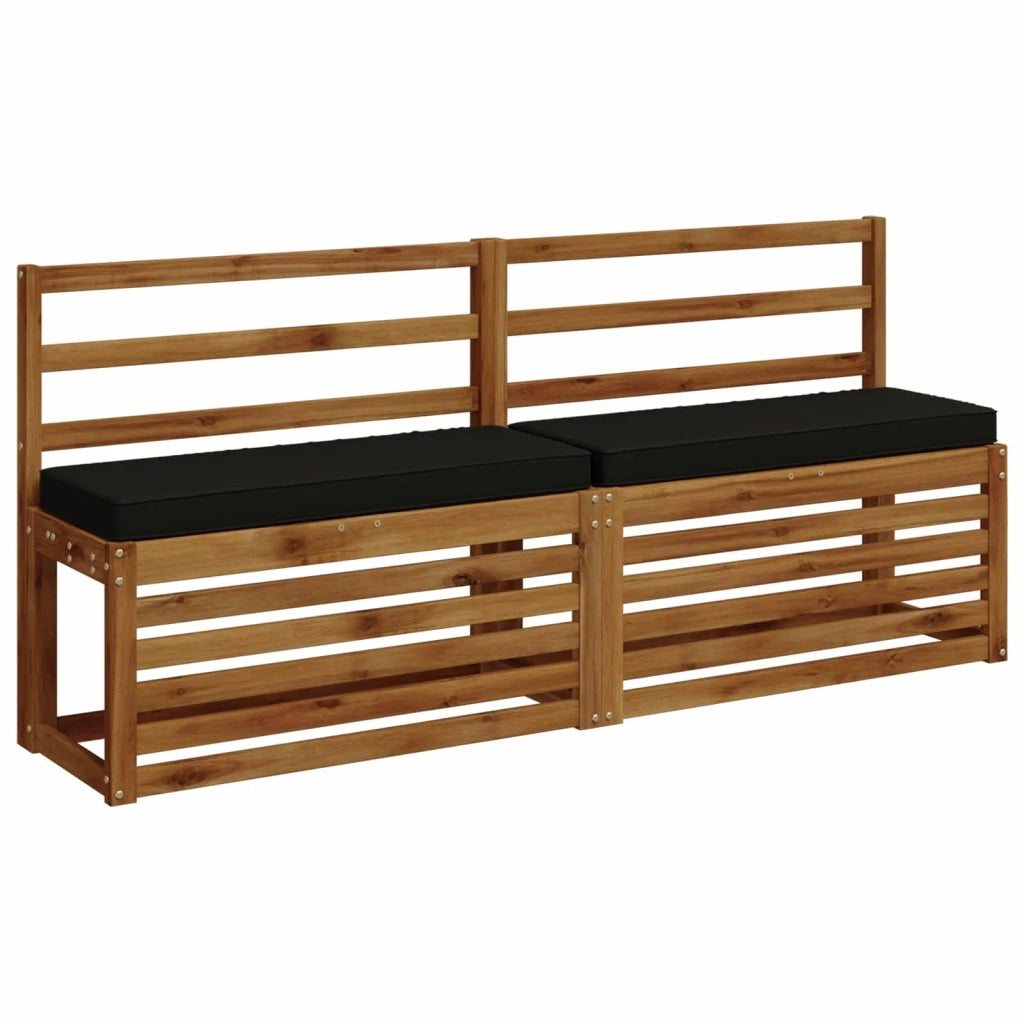 Cuscino per Panchina a 1 Pezzo VUGHT 100% Poliestere Nero 950370