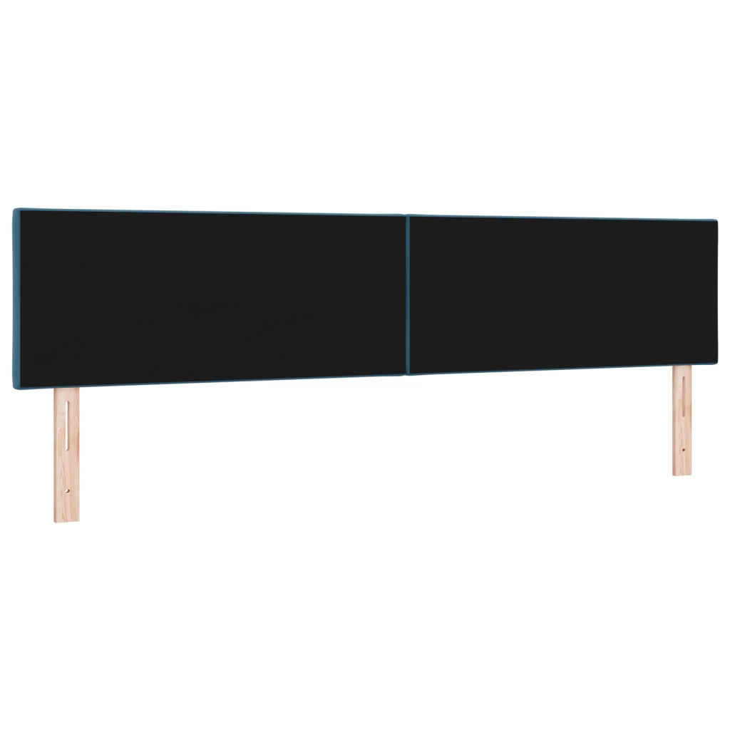 Testata LED Blu Scuro Set di 2 Blu scuro Schiuma ad alta densitÃ 