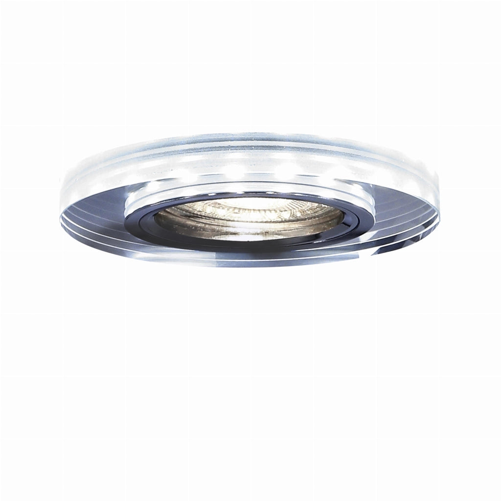 Candellux incasso SS-23 tondo cromo GU10 2 luci LED