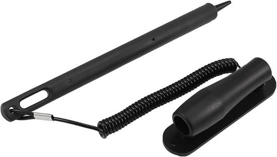 Stilo universale - penna capacitiva - professionale - nero - navigazione - resistente - stilografica per tablet e smartphone - nero - compatibile con diversi modelli