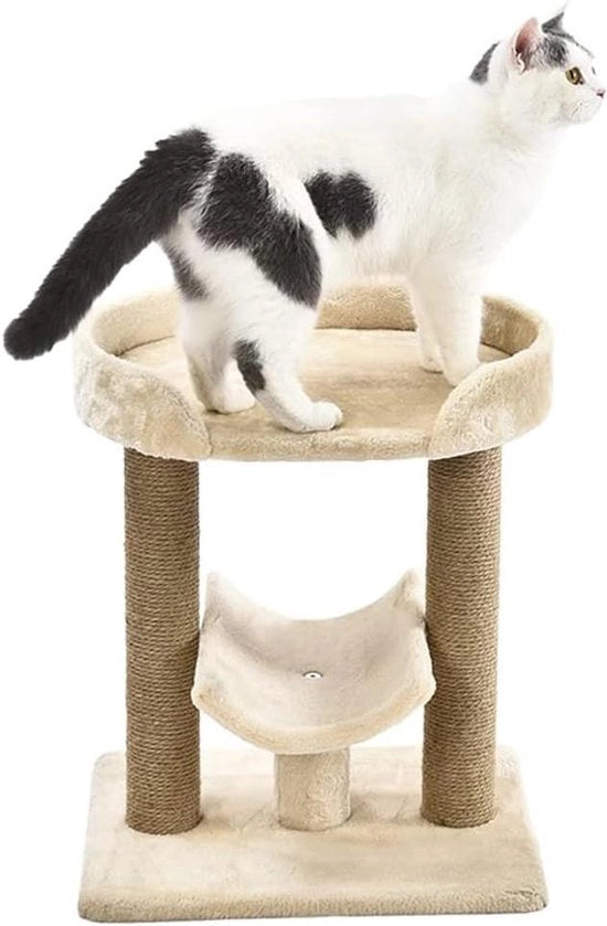 Albero per Gatti - Un pezzo 45,7 x 35,5 x 56 cm Beige
