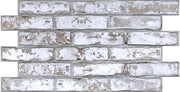 Pannelli di parete 3D, rivestimento autoadesivo con aspetto di pietra, 12 pezzi, 58 x 30 cm, pannelli di parete in PVC, rivestimento in pietra con aspetto di pietra per decorazione di pareti interne (2,08 m²)