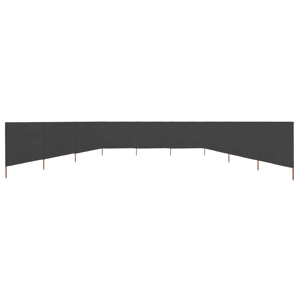 Schermo per la privacy 9 pannelli in tessuto 1200 x 160 cm antracite 02_0008860