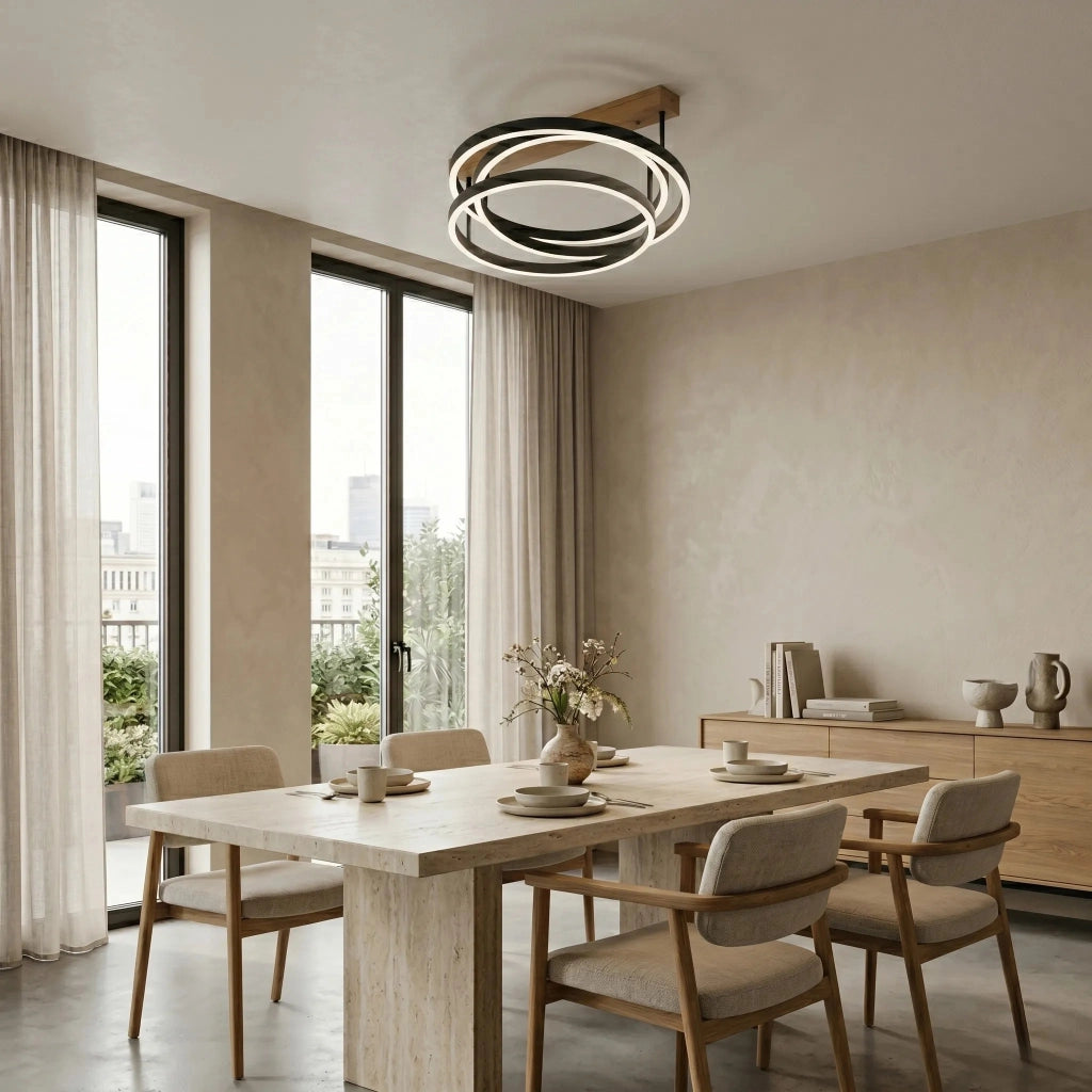 Lampada Da Soffitto Led Swe058-c Black