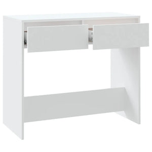 Tavolo Consolle Bianco 89x41x76,5 cm in Acciaio cod mxl 13262