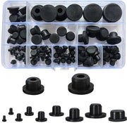 Stoppi di gomma silicona a T per fessi di diametro variabile (3-20 mm) - 82 pezzi - Stoppi di gomma per fessi - Afdichtingspijpen - Stoppi per fessi di gomma - Afdichtingshoes di gomma