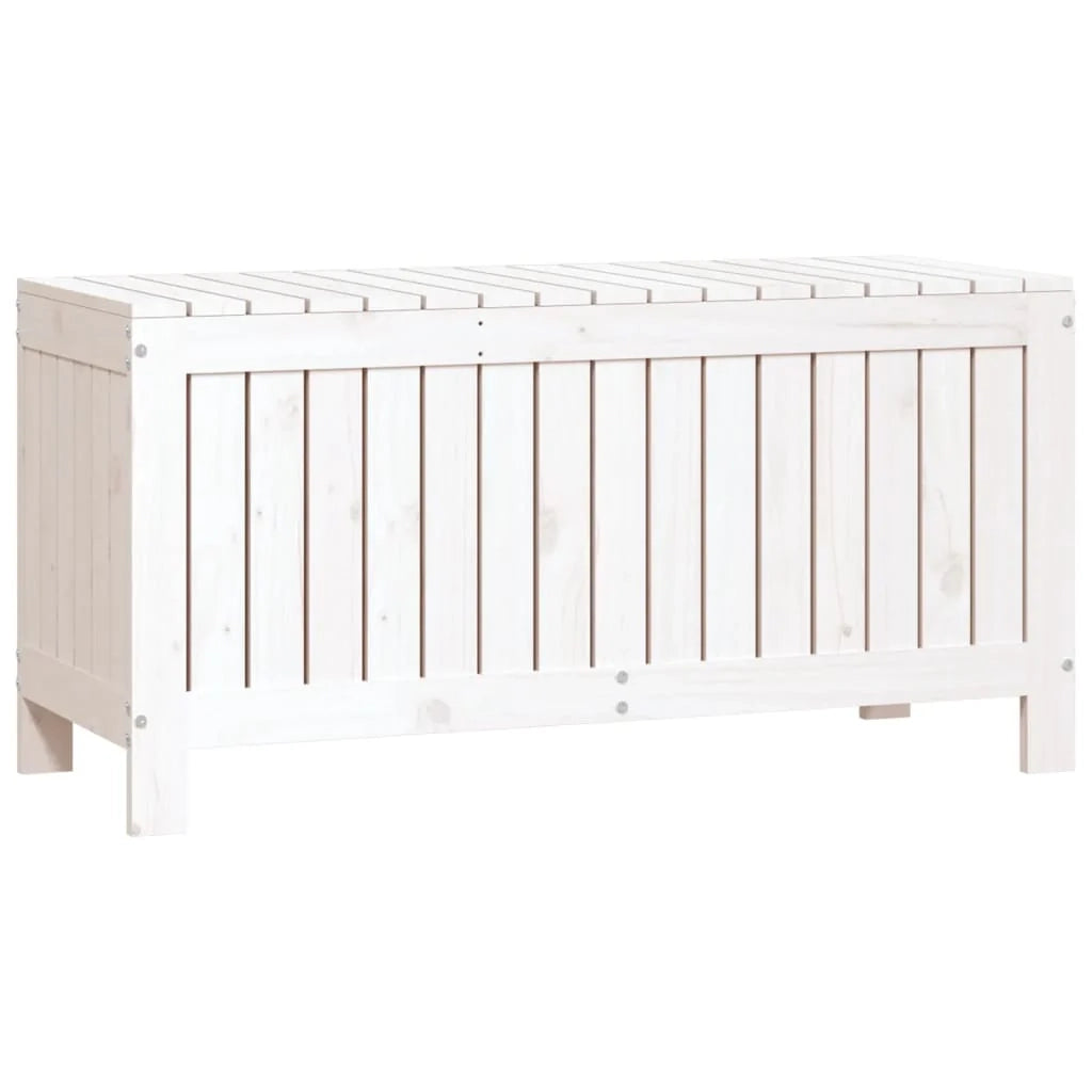 Cassapanca da giardino 108 x 42,5 x 54 cm legno di pino bianco 02_0013068