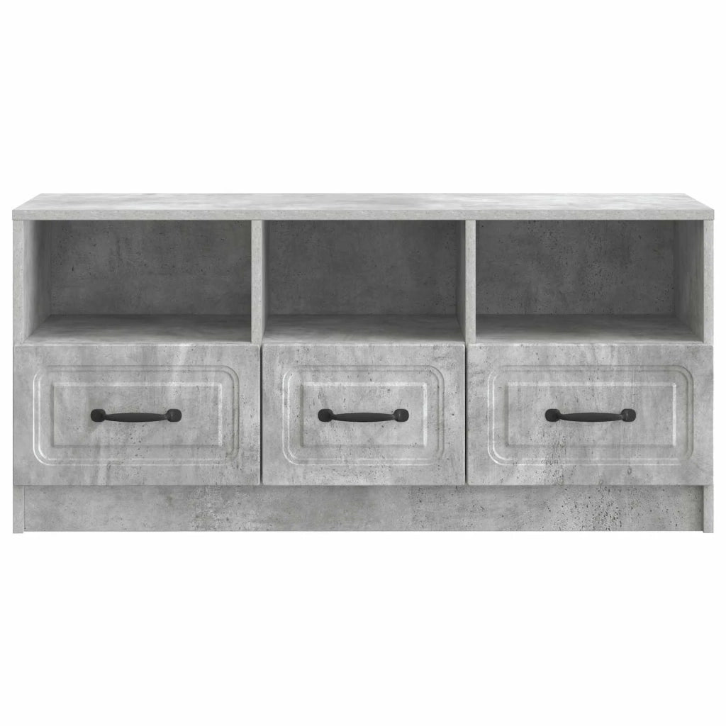 Mobile TV con cassetto Grigio Cemento 102 x 34,5 x 47 cm 895828
