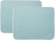 Set di protezione per piatti e padelle - evaporazione rapida - facile da pulire - verde blu/avorio