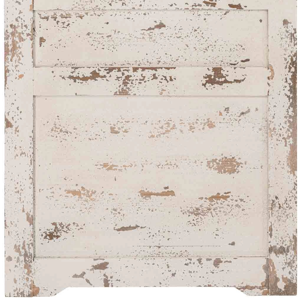 Anta in legno anticato bianco 68x3x178h cm