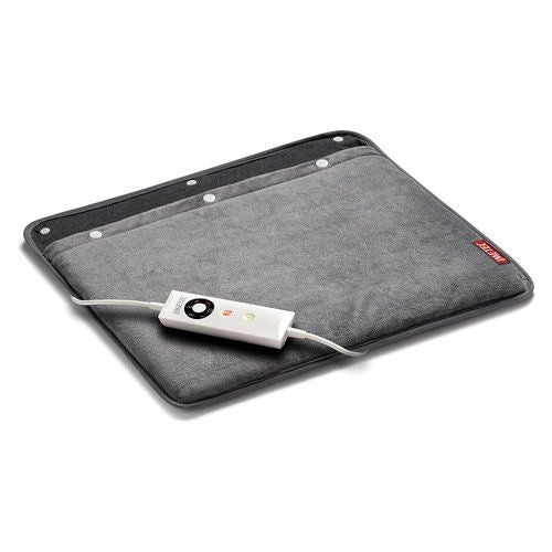 Imetec intellisensefeet scaldapiedi, tecnologia intellisense, tessuto morbido, 5 temperature, autospegnimento, dispositivo sicurezza electro block, rivestimento lavabile in lavatrice, 48x50 cm - 26018