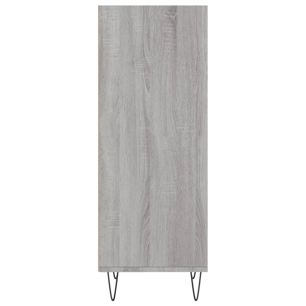 Credenza Grigio Sonoma 34,5x32,5x90 cm in Legno Multistrato 828730