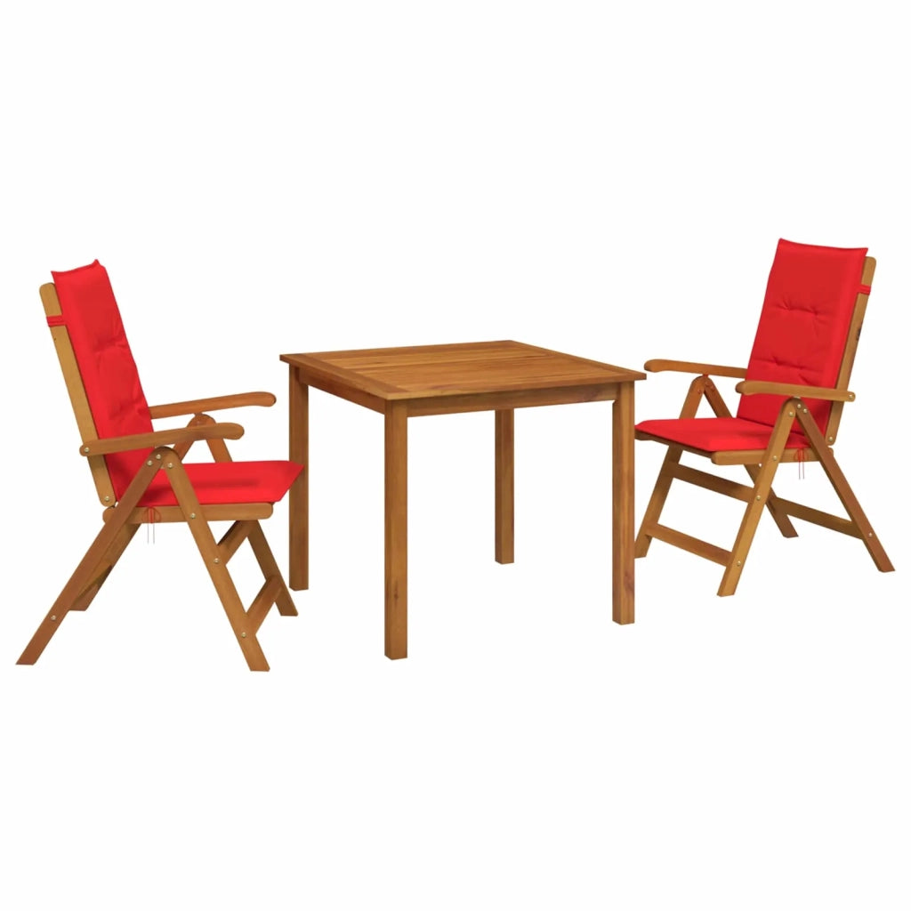 Set da pranzo da giardino 3 pezzi Naturale 3434594
