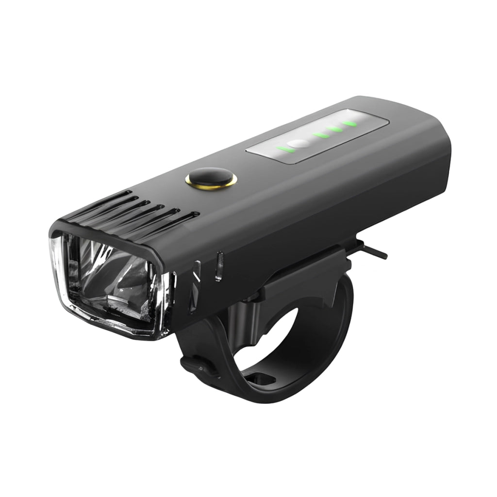Faro per bicicletta LED 350 Lumen con sensore di luce ricaricabile Nero Avizar
