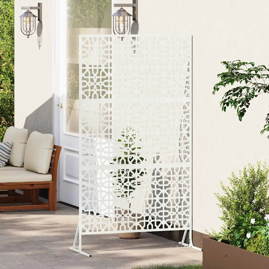 Schermo per Privacy Bianco 100 x 50 x 180 cm Acciaio CFW7264709
