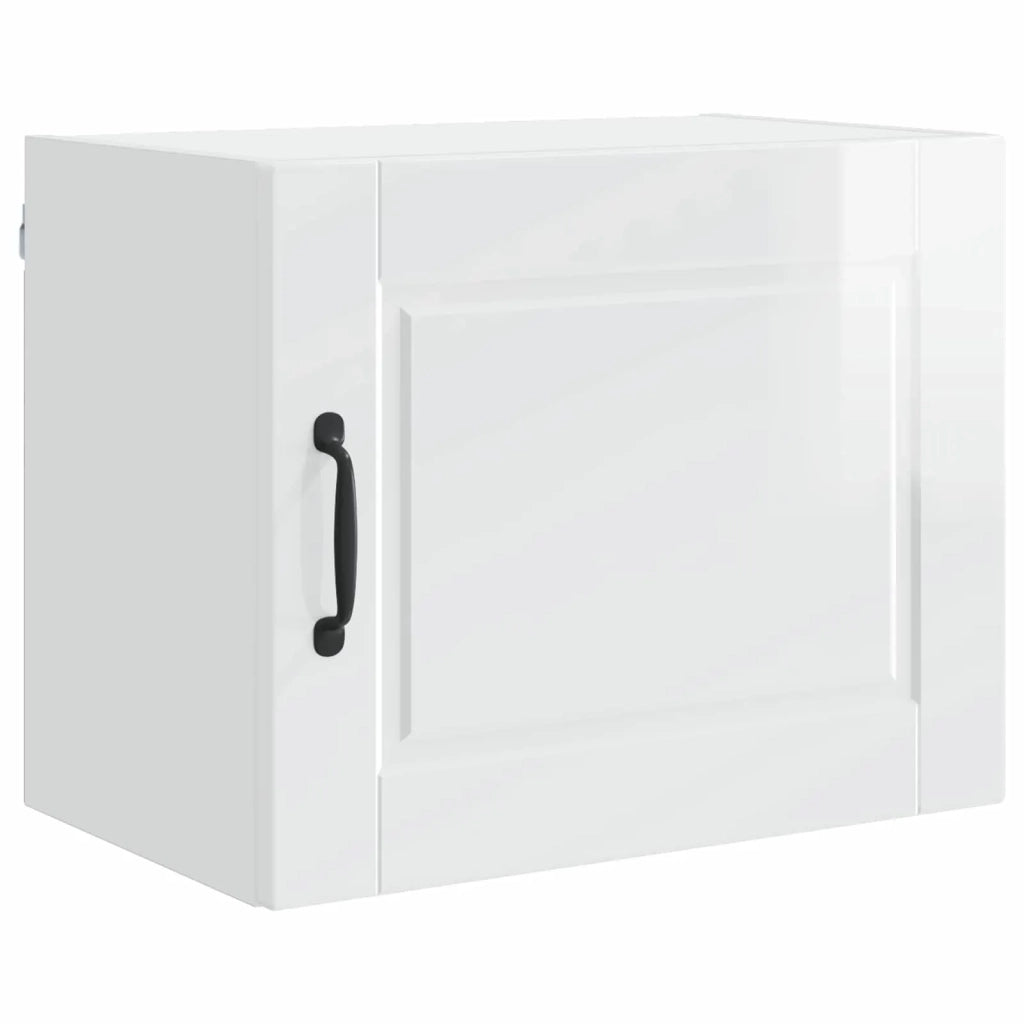 Armadietto a muro PORTO 2 pcs Bianco Lucido 50 x 31 x 40 cm 885254