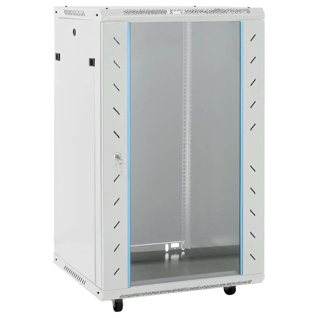 Armadietto di Rete 18U con Ruote 19" IP20 60x60x100 cm 30267