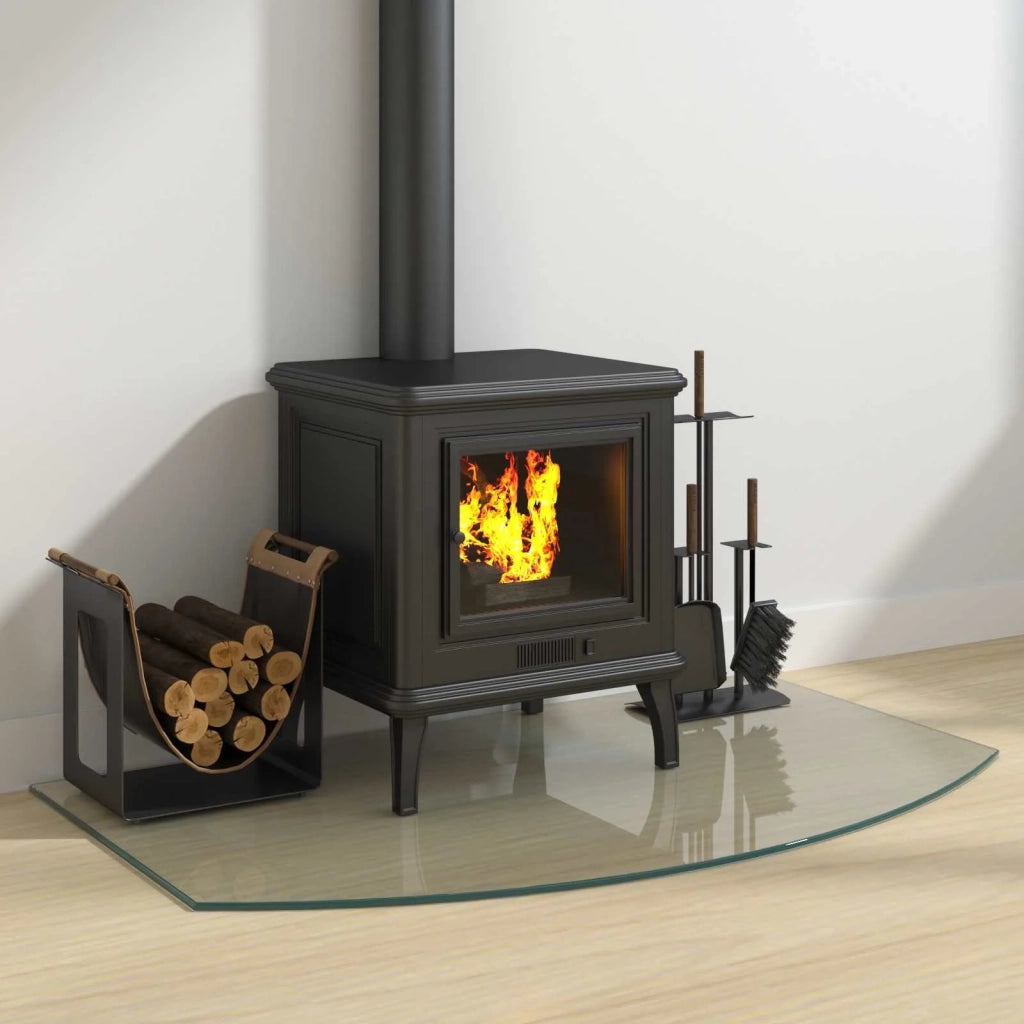 Piastra in vetro per camino Trasparente 100 x 60 cm Vetro CFW5442090