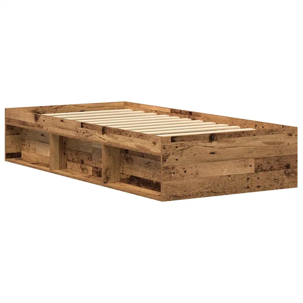 Giroletto senza Materasso Legno Antico 75x190 cm in Truciolato 3329309