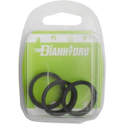 3 PZ GUARNIZIONI CONICHE NERE BLISTER- pz.3 - Diam. mm 30- FAIDF- pezzi 1