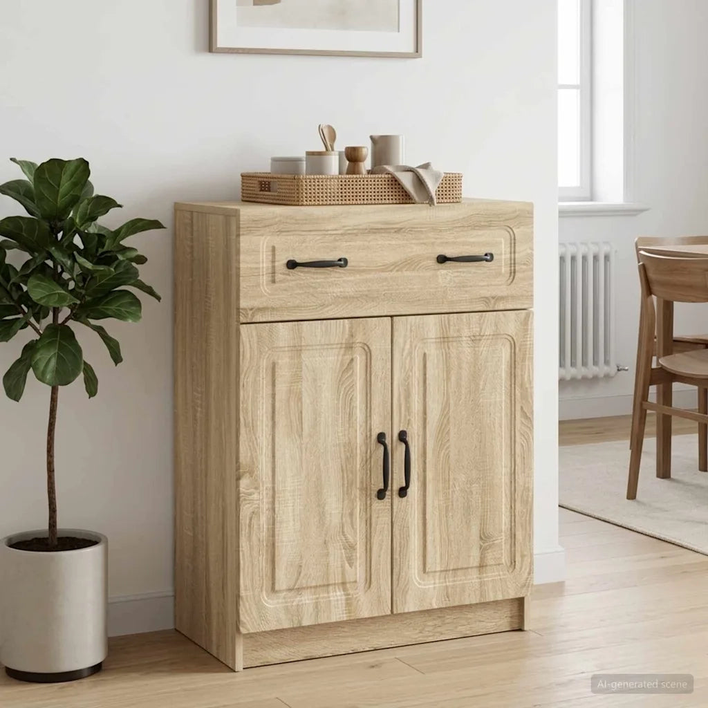 Credenza Rovere Sonoma 66 x 34,5 x 87 cm Legno ingegnerizzato 895787