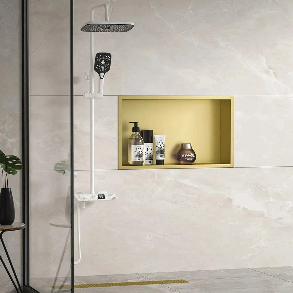 Mensola Bagno 30x45 Gold Brush