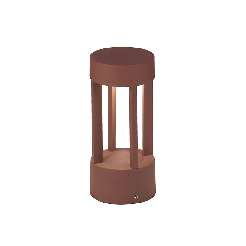 Applique da Esterno HANG Marrone LED 7W 360° IP65 3000K CRI90 - Rossini Group, Lampada da Parete per Illuminazione Architetturale