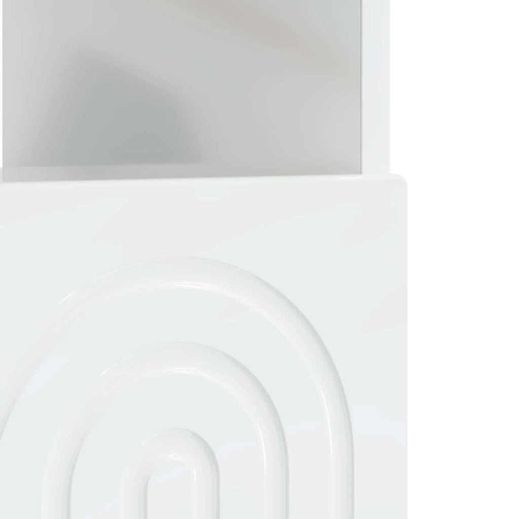 Mobile TV LED Bianco Lucido Legno ingegnerizzato 896329