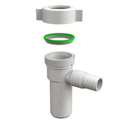 ATTACCO LAVATRICE IN PVC UNIVERSALE CON GHIERA 11/2 ø40   BONOMINI S.R.L.