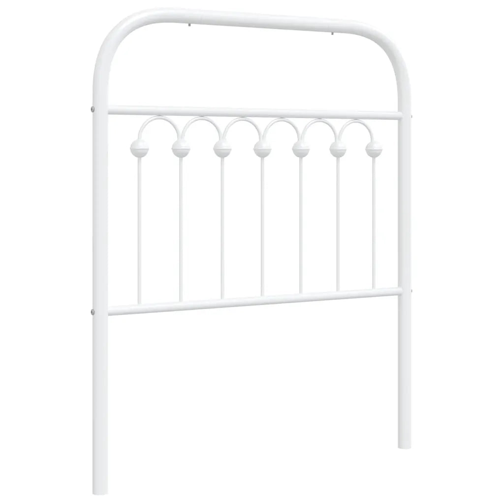 Testiera di Ricambio in Metallo Bianco 75 cm 376675