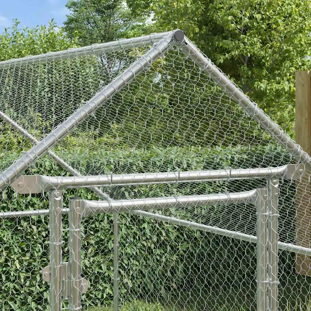 Gabbia per polli Argento 200 x 170 x 177 cm Acciaio zincato 42023409