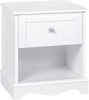 Nachtkastino Stiloso - 1 Cassetto - Bianco - 38,5x 43,5x 29,5 (BxHxD)