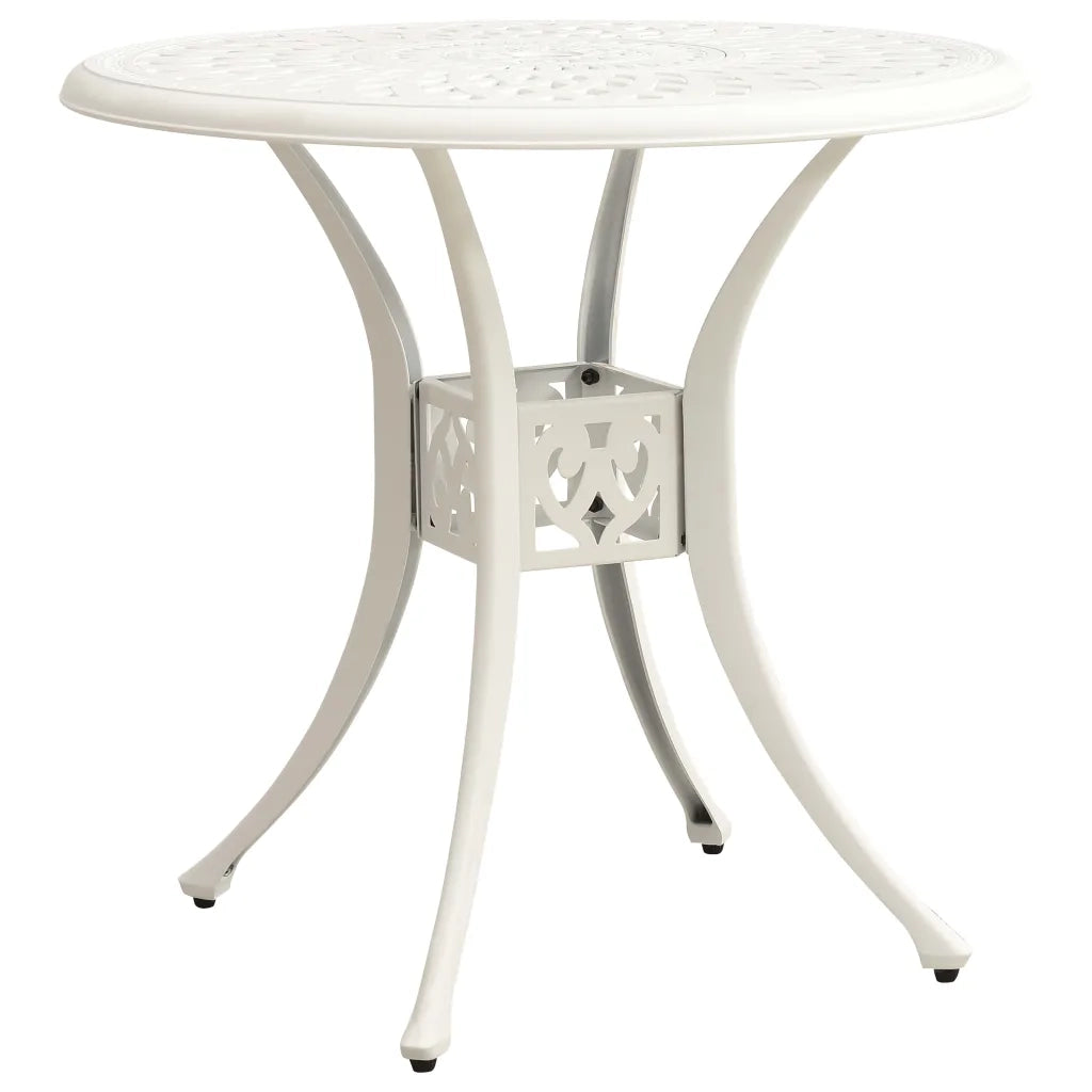 Set da Bistrot 5 pz in Alluminio Pressofuso Bianco 3070609